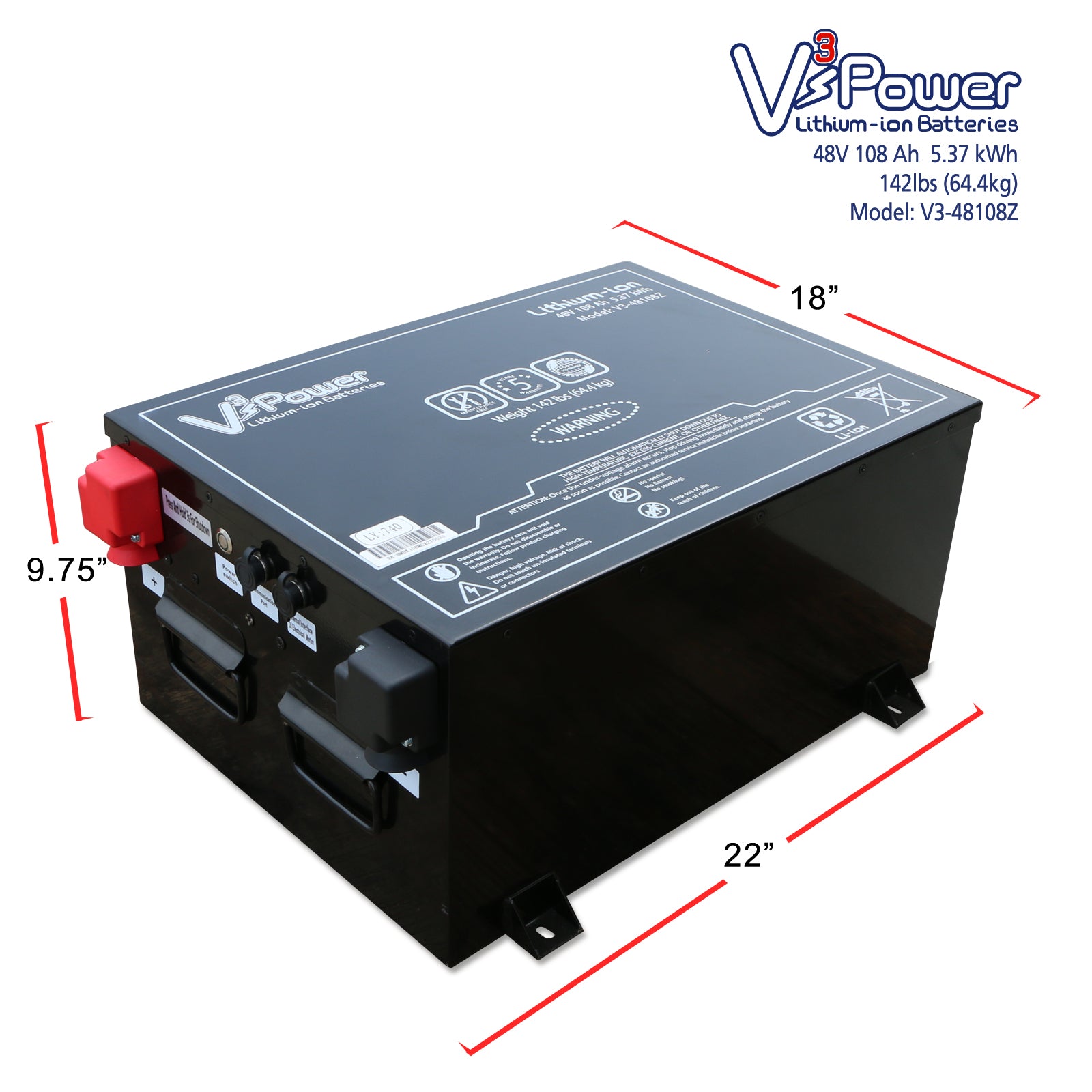 Lithium-ion Battery 108Ah [4Seat, 4-6ECO & 2 Seat] image 4