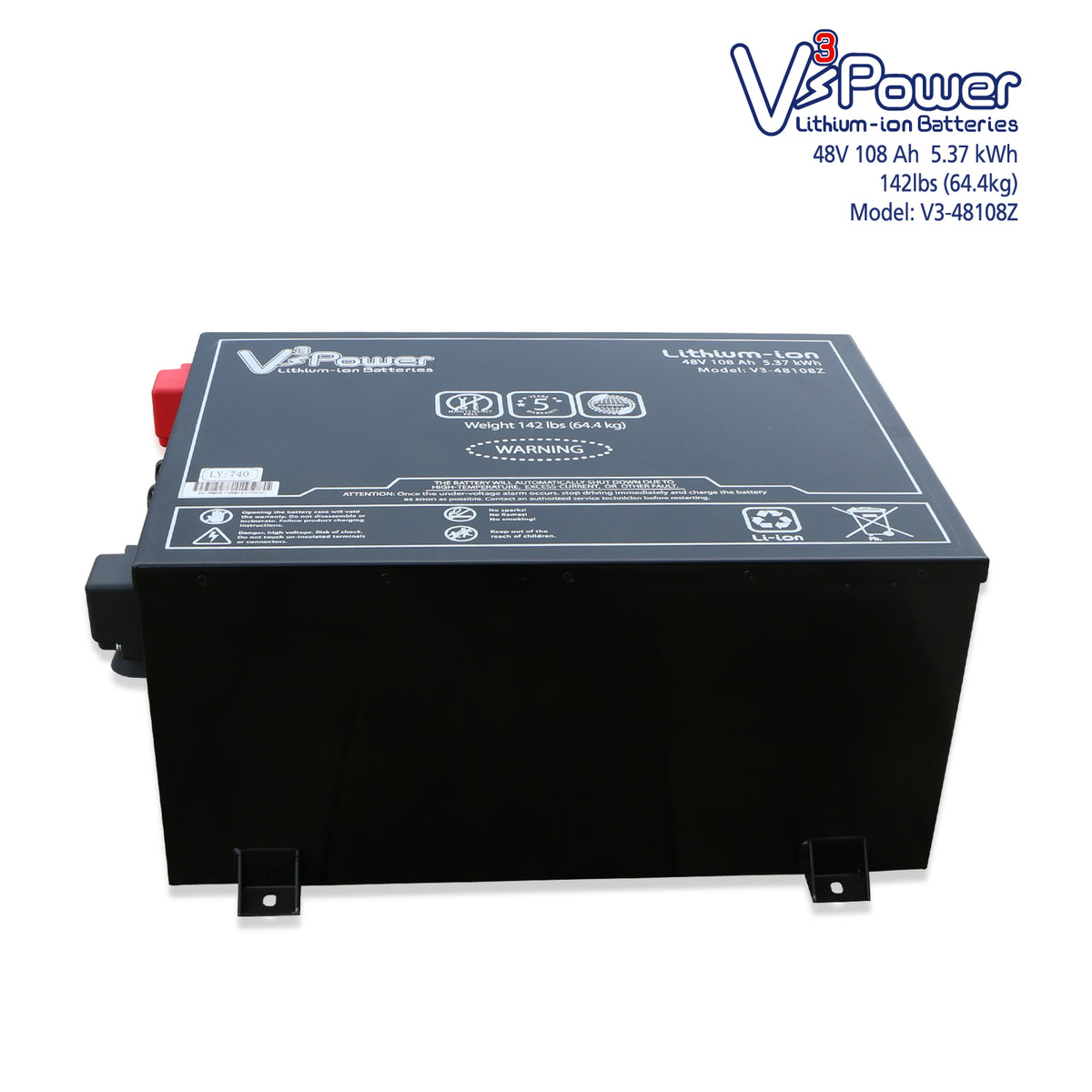 Lithium-ion Battery 108Ah [4Seat, 4-6ECO & 2 Seat] image 2