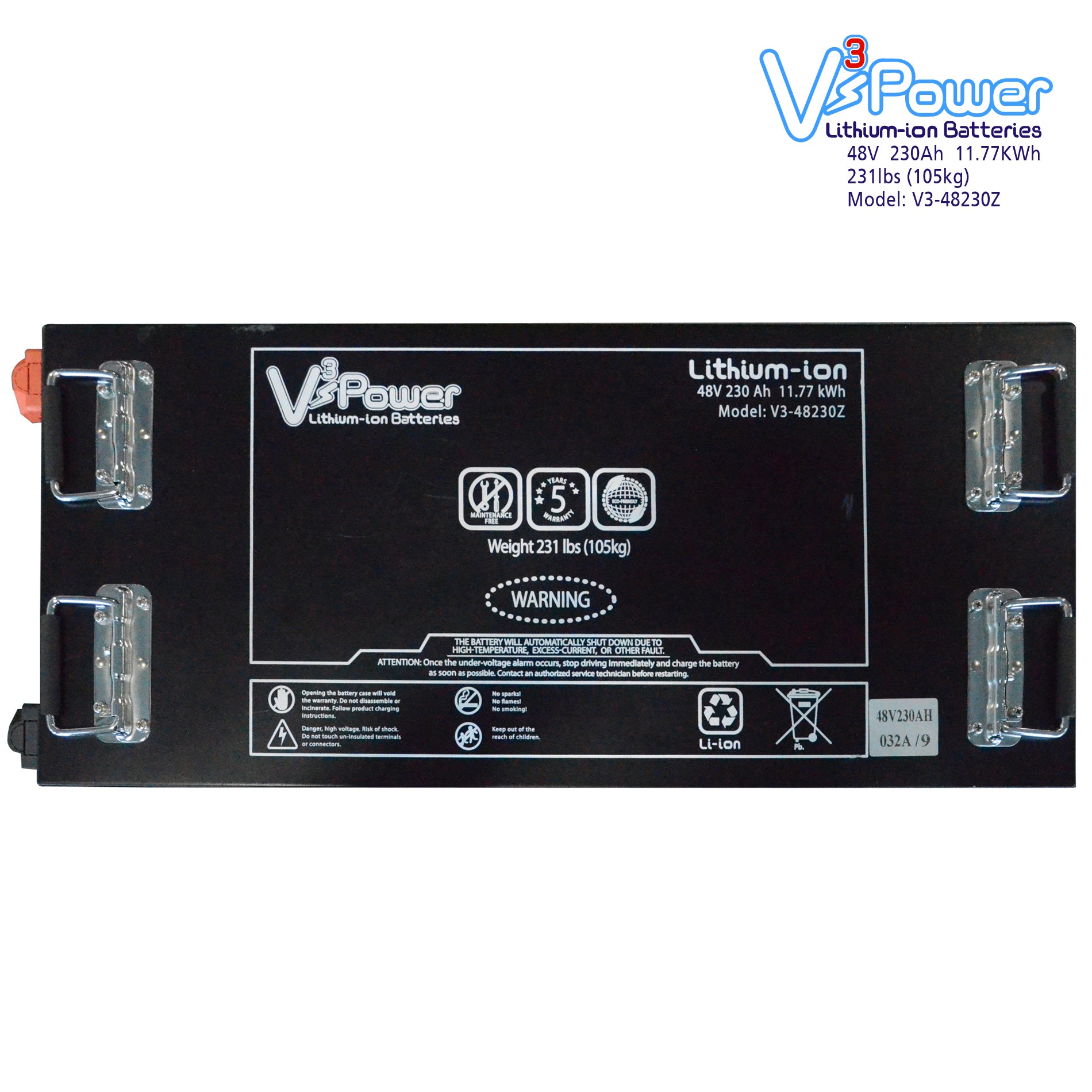 Lithium-ion Battery 230Ah  [F4 4 Seat] image 2